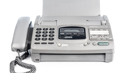 Old office fax machine
