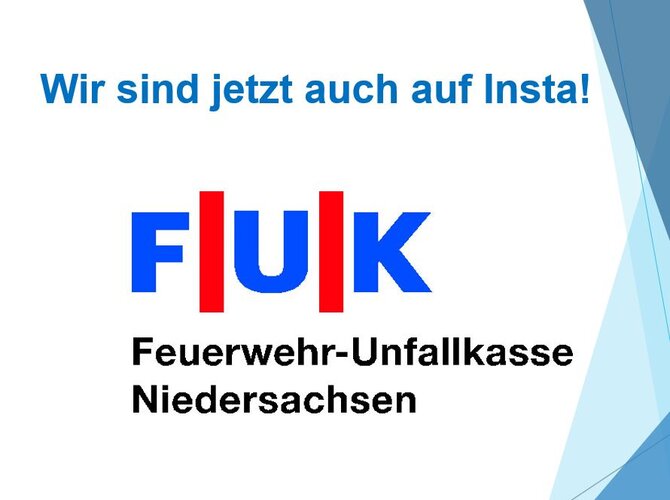 FUK-Logo mit Schriftzug "Wir sind jetzt auch auf Insta!"